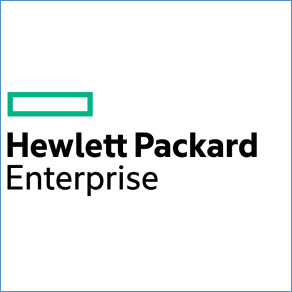 HP Enterprise logotype in box